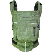 Resim Babalinbaby Kırçıllı Yeşil Üç Cepli Ergonomik Kanguru 