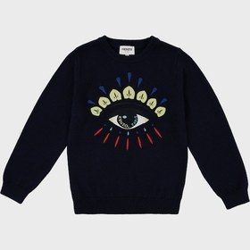 Resim Kenzo Çocuk Kazak K25725/868 Electrıc Blue Lacivert Lacivert 