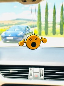Resim Yalıgraf Reklam Tabela Kulaklarını Tıkayan Emoji Woofer Pleksi Dikiz Ayna Süsü 