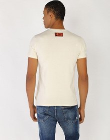 Resim Roberto Cavalli Erkek Tshirt /M.Rob.0421.14024 Bej 