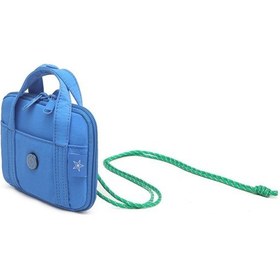Resim Smart Bags Mikro Poly Kumaş Askılı Mini Boy Kadın Cüzdanı 3346 Mavi 