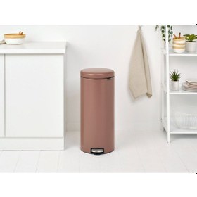 Resim Brabantia Newıcon Satın Taupe Pedallı Çöp Kutusu 30lt Rose 