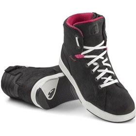 Resim Forma Swift X Fit Dry Korumalı Kadın Motosiklet Botu Siyah Beyaz 