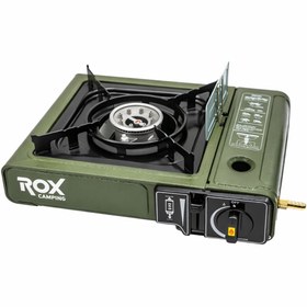 Resim Genel Markalar ROX Portatif Kamp Ocağı -Yeşil 