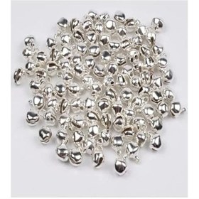 Resim 12 Mm Gümüş Renk Kulplu Zil, Metal Amigurumi Aksesuarı 10 Parça 