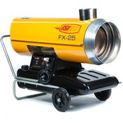 Resim Isıjet FX-25 Bacalı Mazotlu Fanlı Ortam Isıtıcısı 25.000 Kcall 
