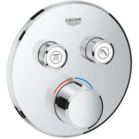 Resim Grohe Smartcontrol Çift Valfli Akış Kontrollü Ankastre Duş Bataryası 29145000 Krom 