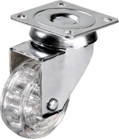 Resim Epilons 301 - 50x20 Mm Şeffaf Makaralı Tablalı Teker 