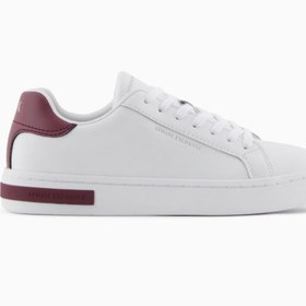 Resim Armani Exchange Kadın Kontrast Renk Bloklu Sneaker - Beyaz 