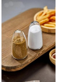 Resim Cooker Ckr3796 Cam Tuzluk-biberlik 2'li ŞEffaf 