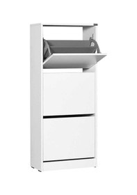 Resim Flat Duo 3 Katlı Ayakkabılık Dolabı - Beyaz 