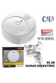 Resim Cata Ct-9451 Kablosuz Duman Dedektörü Pilli (PİL HARİÇ) 