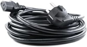 Resim 10mt Bilgisayar Kasa Pc Monitör Ara Power Güç Kablosu 