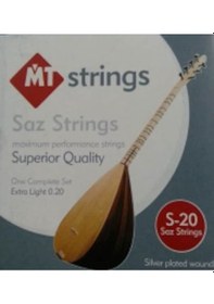 Resim 2 Paket Mt String Pyramid 0.20 Uzun Saplı Saz Teli Takımı 