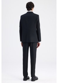 Resim D's Damat Ds Damat Regular Fit Siyah Düz Takim Elbise 6he05ob35588m 001 