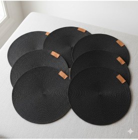 Resim Amerikan Servis 6 Adet 32cm Supla Siyah Runner Siyah 