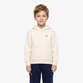 Resim Lacoste Regular Fit Çocuk Krem Sweatshirt 