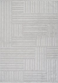 Resim Kaşmir Halı İskandinav Asta 160x230 Cm Salon Mutfak Halısı Yolluk Gri 