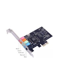 Resim Pci express x1 ses kartı pci exp 5.1 ses kartı 