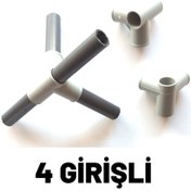 Resim Bez Dolap Bağlantı Aparatı Kurulum İçin 15 Adet 4 Girişli 