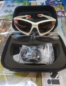 Resim Bisiklet Gözlüğü SH+3 Camlı Interchangeable Lenses CE / Bisiklet 