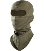 Resim Tcherchı 1 Parça Motosiklet Nefes Alabilen Yüz Maskesi Sıcak Motosiklet Tutma Asker Yeşili 