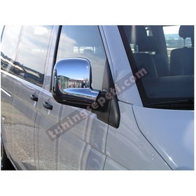 Resim Vw Transporter T5 2003 - 2009 Ayna Kapağı Abs Krom 