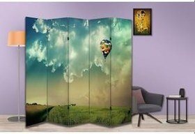 Resim Gökyüzü Temalı Özel Tasarım Paravan Room Divider PRV1293, 180 x 180 