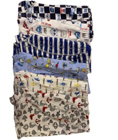 Resim Tutku Erkek Pamuklu Baskılı Çocuk Boxer 6'lı 
