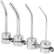 Resim Moveevo Uzunluklu Dirsekli 4'lü Isı Topu Ucu Seti - 850/852/950 Ve Hava Pompa Tipi Isı Topları İçin Alüminyum Uçlar 