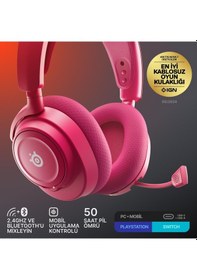 Resim Steelseries Arctis Nova 7 Gen 2 Wireless Oyun Kulaklığı - Magenta 