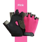 Resim Pengfushop5 Pembe Stil S Beden Unisex Parmaksız Eldivenler Kaymaz Sıkı Şok Emme Aşınma Mitten Doğa Sporları Binme Erkek Eldivenleri Guantes Invierno Mujer (Yurt Dışından) 
