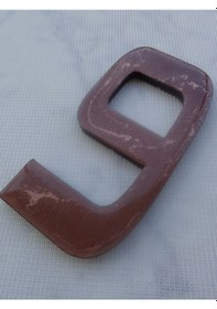 Resim 12Cm Bakır Eskitme Kapı Daire Villa Bina Birim Numarası No:9 