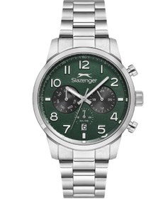 Resim Slazenger Sl.09.2499.2.02 Tüm Fonksiyonları Aktif Çelik Kordon Çelik Kasa 10 Atm Suya Dayanıklı Meta 