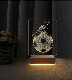 Resim Hediyelik Kanarya Futbol Gece Lambası 