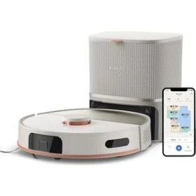 Resim Esranın Dünyası Philips 5000 Serisi Islak Kuru Robot Süpürge, Yüksek Emiş Gücü, Uzun Çalışma Süresi, 200 Dk'ya Kadar Şarj, Homerun, Otomatik Boşaltma Istasyonu, Beyaz (XU5100/20) 
