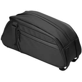 Resim Moly Hafif Katlanabilir Yağmurluk Bisiklet Çantası, Siyah, 380x160x160mm, Vücuda Takılabilir Siyah 