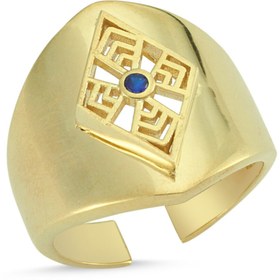 Resim Rangda & Barong Unisex Cael Sapphire Yüzük 