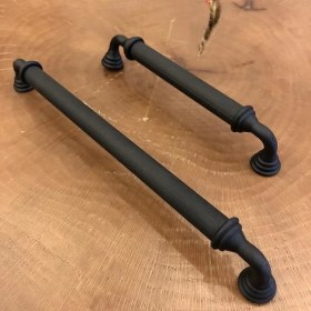 Resim Gürçay Hırdavat Elif Kulp Siyah 128 mm 2'li 