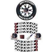 Resim Nk Motors Üniversal Motorsiklet Lastik Yazısı Dunlop 