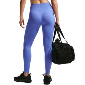 Resim Nike Pro Dri-Fit Seamless High Rise 7/8 Kadın Mor Antrenman Tayt IF1208-570 