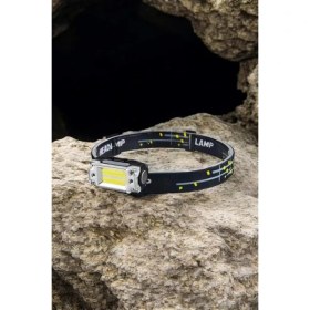 Resim Kafa Lambası El Fenerli Kamp Lambası USB Şarjlı Esnek Lamba 