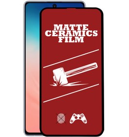 Resim Samsung Galaxy A91 Tam Kaplayan Mat Seramik Ekran Koruyucu 