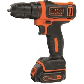 Resim Black+Decker BDCDD12KB-QW 10.8V 1.5 Ah Li-ion Çift Akülü Matkap Vidalama 