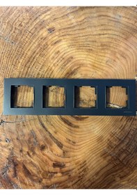 Resim Mutlusan Rita Füme Dörtlü Çerçeve 