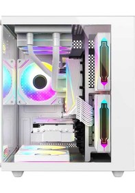 Resim Xaser Sova Cube X60 R7-5700X 32 GB 1 TB M.2 NVME SSD 16 GB RTX5060TI Free Dos Masaüstü Oyuncu Bilgisayarı 