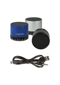 Resim Logilink SP0051 Speaker Bluetooth Micro SD SİLVER 