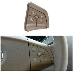 Resim Sones Sağ Taraf 5 Düğmeli Direksiyon Anahtarı Düğmeleri 1648200110 Mercedes-benz W164 Sol Sürüş Kahve 