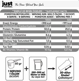 Resim Just Nutrition Whey Protein Tozu + Karbonhidrat 400 Gr 8 Servis Çikolata + Shaker + Protein Kahve Çikolata Aromalı 
