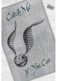 Resim Homshtag Beni Yakala Gri Renkli Harry Potter Halısı Çocuk Odası Halısı Çok Renkli 